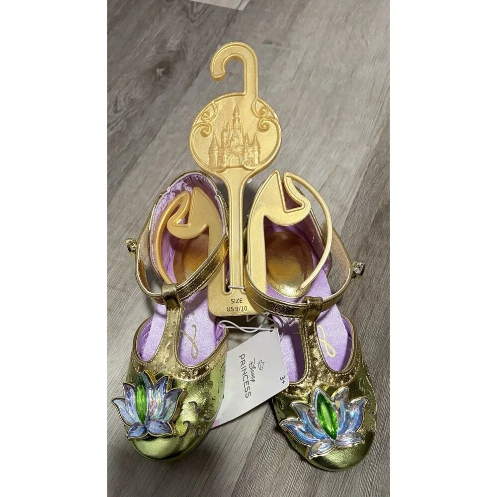 Girls Disney Princess and the Frog Tiana Shoes Size 9/10 NWT A7